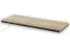 Knotted WPC fence slat Woodlook Emboss N+F fence element 290 cm long Mahogany fence board