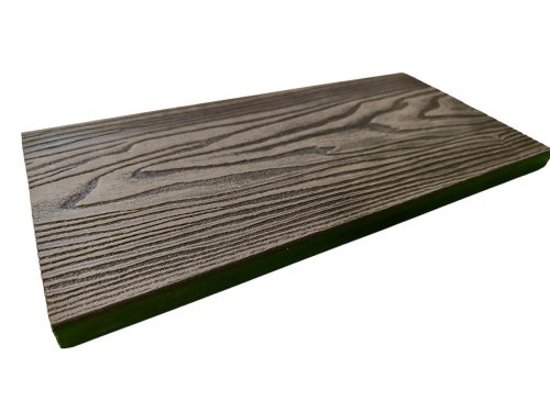 WPC fence slat Woodlook Ideal fence element 580 cm long Graphite fence element