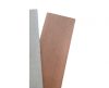 WPC kerítésléc 110 cm hosszú mahagóni barna kerítéselem