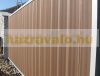 WPC board fence slats 180 cm long mahogany brown fence element