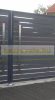 WPC sheet fence slats 220 cm long graphite gray fence element