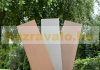 WPC lap kerítésléc 220 cm hosszú Merbau vörösesbarna kerítéselem
