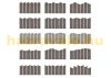 WPC fence slats contain 100 WPC fence fence elements