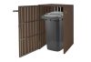 WPC Garden bin storage bin storage bin for 1 80-240 liter bin, brown