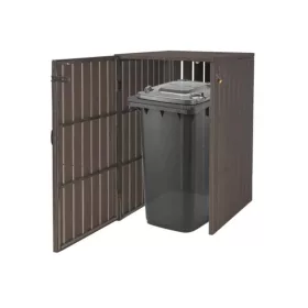   WPC Kerti kukatároló szemeteskuka tároló 1 db 80-240 literes kukához szürke