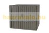 WPC Garden bin storage bin storage bin for 2 80-240 liter bins, gray 