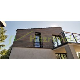 WPC falburkolat Woodlook Co-Grain kerítéselem 400 cm hosszú Palisander kerítéselem kerítés deszka