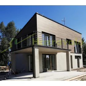    WPC LUX falburkolat házak oldalának burkolásához 156x21x2200 mm Zebrano szín. Woodlook 