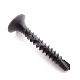   WPC padlólap rögzítő csavar 3,5x38 mm méretben standard fekete színben. WoodLook