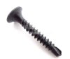 WPC floor plate fixing screw in size 4x18 mm in standard black color. WoodLook