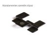 WPC floor plate fastening tab stainless inox clip clip for 2 mm floor plate distance WoodLook