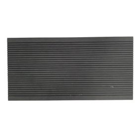   WPC padlólap 4 méteres szál 145x21x4000 mm Fahatású kétoldalas sötétszürke antracit fekete színű burkolat. Woodlook Premium, csúszásmentes felület. Méterenkénti ár!