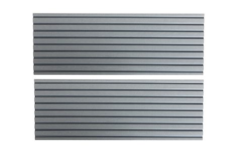 WPC padlólap 4 méteres szál 146x24x4000 mm Fahatású kétoldalas szürke Grafit burkolat. 