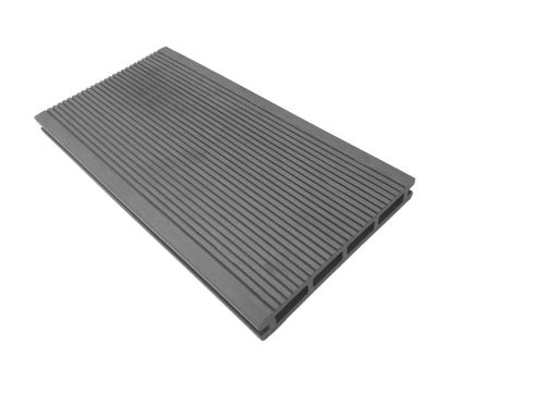 WPC padlólap méterár 145x21x4000 mmFahatású kétoldalas Grafit szürke burkolat. Woodlook Premium csúszásmentes felület.
