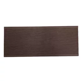 WPC padlólap 4 méteres szál 150x20x4000 mm Fahatású kétoldalas sötétbarna Mahagóni burkolat. 