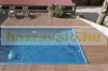 WPC padlólap 4 méteres szál 150x20x2200 mm Fahatású kétoldalas barna Merbau burkolat. 