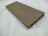 WPC padlólap méterár 150x20x4000 mm Fahatású kétoldalas világosbarna Teak burkolat Woodlook Premium csúszásmentes felület