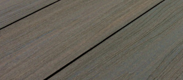 WPC padlólap Woodlook Exclusive típus, ZEBRANO szín 4 méteres szál 145x21x4000 mm igazi fahatású kétoldalas burkolat, matt, csúszásmentes felület. Méterenkénti ár!