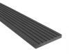 WPC slat 80x10x2200 gray Graphite WoodLook Standard covering slat
