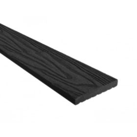   WPC léc 71x10x2200 famintás I oldatakaró sötétszürke Antracit WoodLook Natúr takaróléc