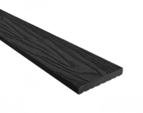 WPC slat 71x10x2200 solution covering dark gray Anthracite WoodLook Natural wood pattern covering slat