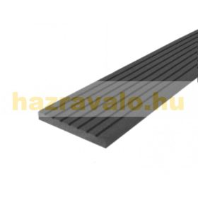   WPC léc 71x10x2200 famintás I oldatakaró szürke Grafit WoodLook Natúr  takaróléc