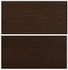 WPC floorboard Woodlook Natural Mahogany 4 m strand 150x24x4000 mm real wood-effect double-sided brown covering, matte, non-slip surface. Price per meter!