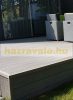 WPC padlólap Woodlook Natúr típus, 4 méteres szál 150x24x4000 mm igazi fahatású kétoldalas barna Mah
