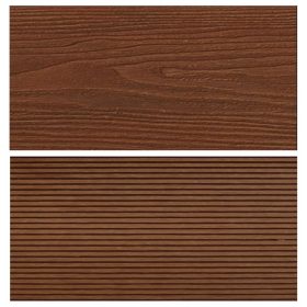 WPC padlólap Woodlook Natúr típus, 4 méteres szál 150x24x4000 mm igazi fahatású kétoldalas barna Mer