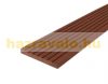 WPC léc 71x10x2200 oldatakaró barna Merbau WoodLook Natúr famintás takaróléc