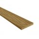 WPC léc 71x10x2200 famintás I oldatakaró világosbarna Teak WoodLook takaróléc