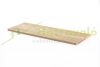 WPC léc 71x10x2200 oldatakaró világosbarna Teak WoodLook Natúr famintás takaróléc