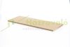 WPC léc 71x10x2200 oldatakaró világosbarna Teak WoodLook Natúr famintás takaróléc