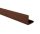 WPC corner molding 41x41x2200 mm L profile dark brown Mahogany 2.2 m WoodLook