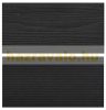 WPC board closing element 150x24 mm dark gray Anthracite WoodLook Natural end cap
