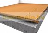 WPC board closing element 150x24 mm dark gray Anthracite WoodLook Natural end cap