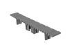 WPC board closing element 150x24 mm gray Graphite WoodLook Natural floor board end cap