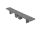 WPC board closing element 150x24 mm gray Graphite WoodLook Natural floor board end cap