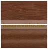 WPC board closing element 150x24 mm brown Merbau WoodLook Natural floor board end cap