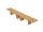 WPC board closing element 150x24 mm light brown-yellow Teak WoodLook Natural floor board end cap