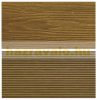 WPC board closing element 150x24 mm light brown-yellow Teak WoodLook Natural floor board end cap