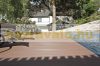 WPC board closing element 150x24 mm light brown-yellow Teak WoodLook Natural floor board end cap