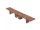  WPC deszka záróelem 150x24 mm barna Merbau WoodLook Prémium padlólap végzáró zárókupak 