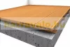  WPC deszka záróelem 150x24 mm barna Merbau WoodLook Prémium padlólap végzáró zárókupak 