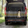 XL dog carrier double pet cage aluminum portable for 2 dogs with Dogbox partition 
