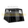 XL dog carrier double pet cage aluminum portable for 2 dogs with Dogbox partition 