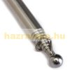 Flag holder, telescopic flag pole 2 meters long, extendable, made of stainless steel.