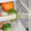 Kitchen cart, serving cart with drawer, removable tray pine white 37x37x82 cm