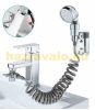 Shower head for tap in silver gray color 1.5 meters long