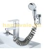 Shower head for tap in silver gray color 1.5 meters long